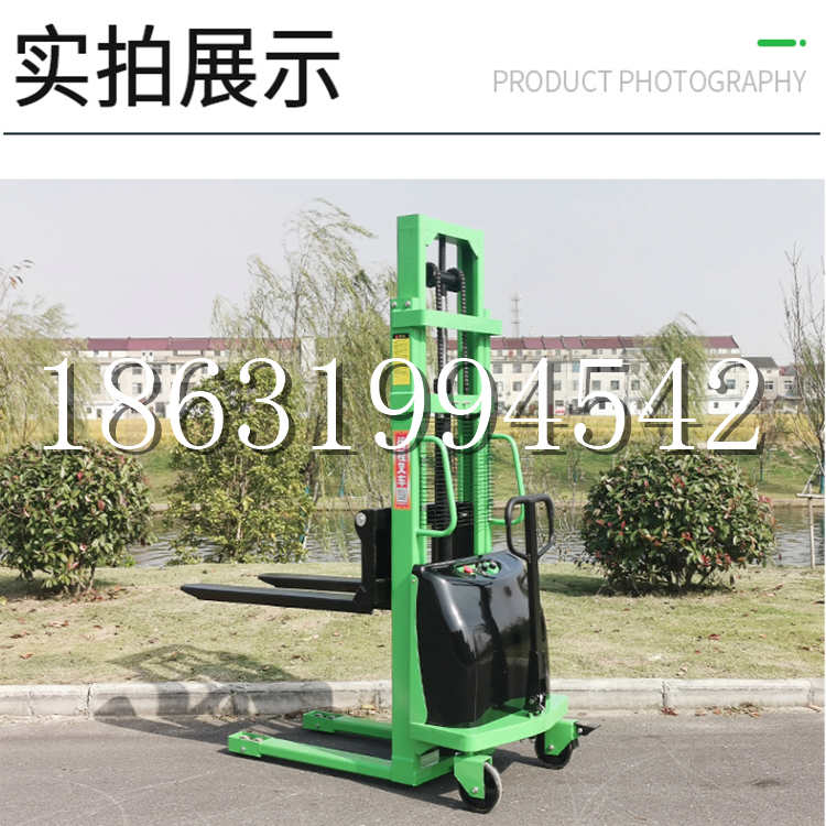 桥东区电动叉车堆高车液压铲车电瓶1吨2吨站驾步行式小型全自动叉车